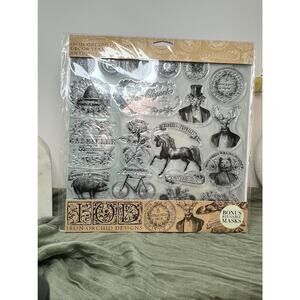 Antiquities Decor Stamp - IOD - Brand New